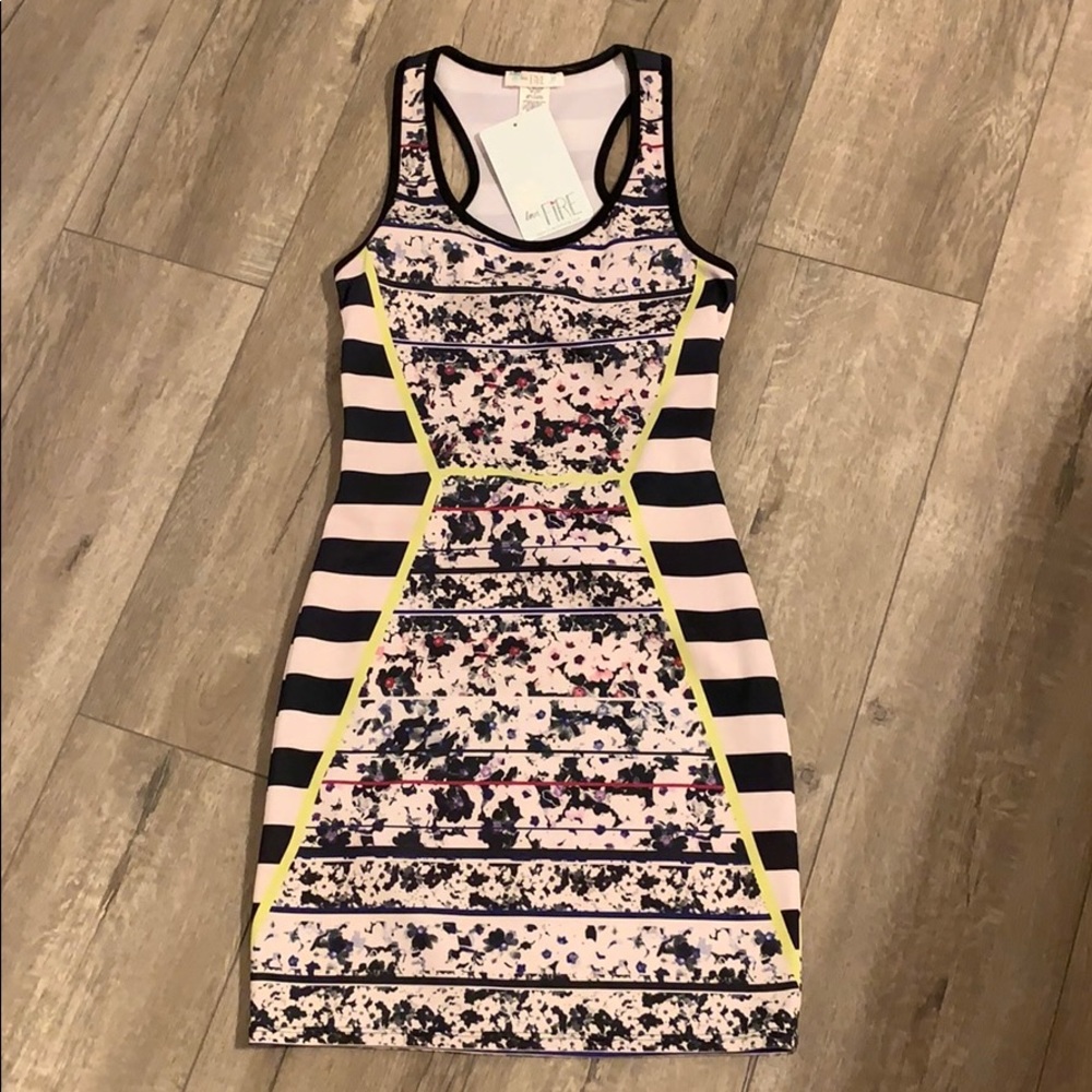 LOVE, FIRE Women’s BodyCon Fitted Mini Dress Size M NWT